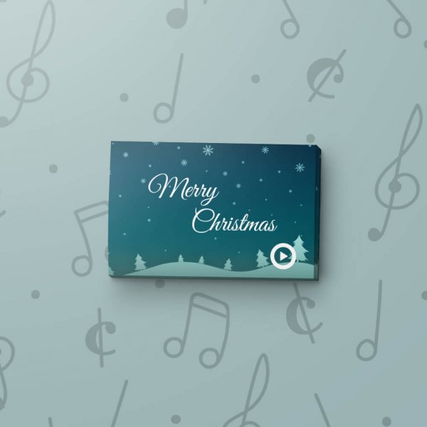 Christmas Night - Musical Gift Tag