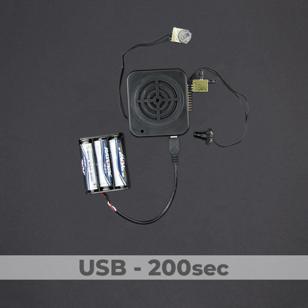 Motion Activated Sound Box USB Programmed 200 Sec bigDAWGS greetings