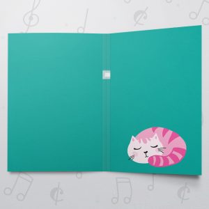 Cat Heaven – Musical Sympathy Card