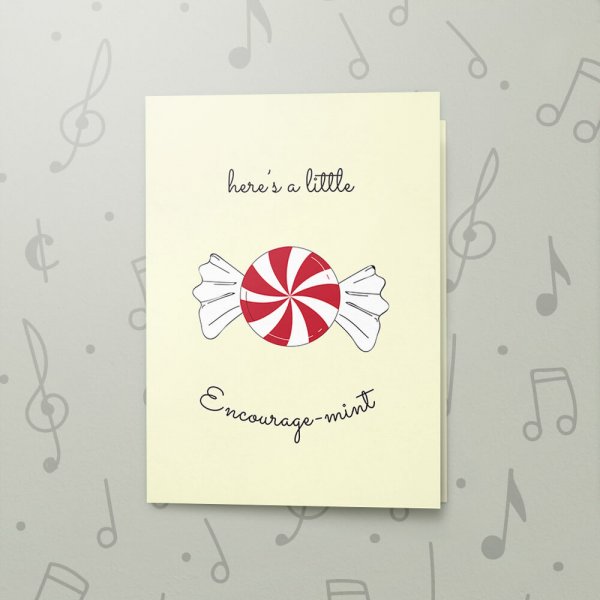 Encouragemint – Musical Sympathy Card