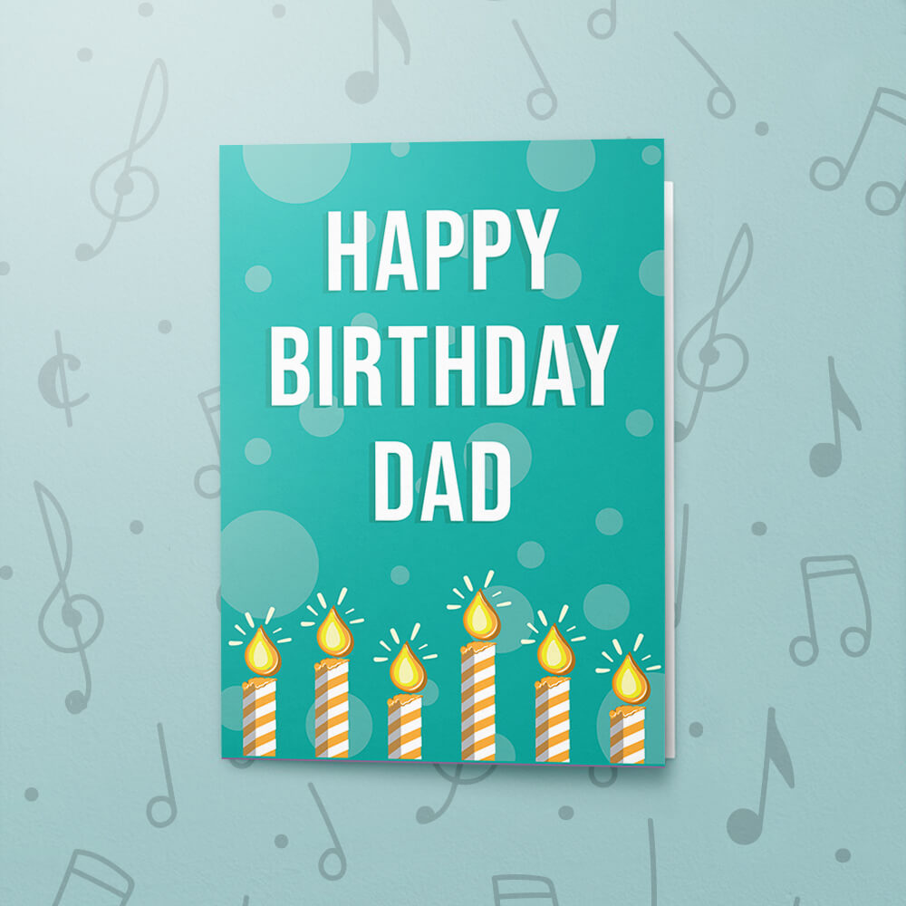 Happy Birthday Dad – Musical Birthday Card - bigDAWGS greetings