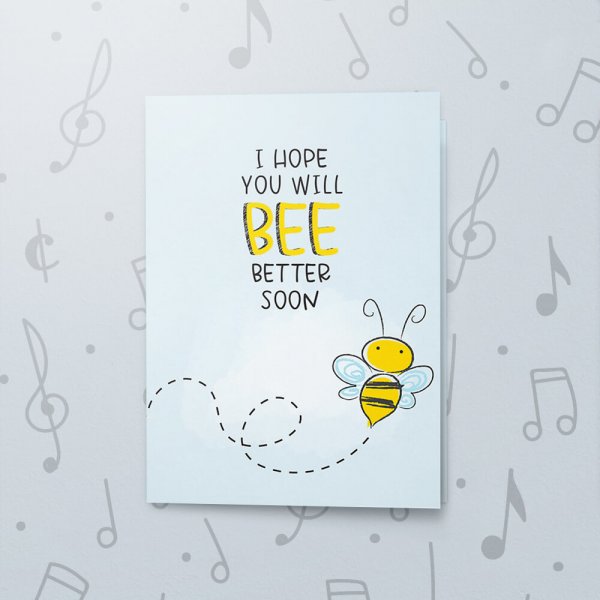 Bee Well – Musical Get Well Card