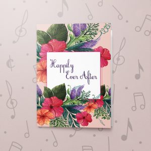 Happily Ever After – Musical Wedding Card