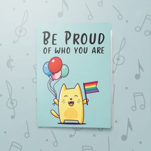 Be Proud – Musical LGBT Card