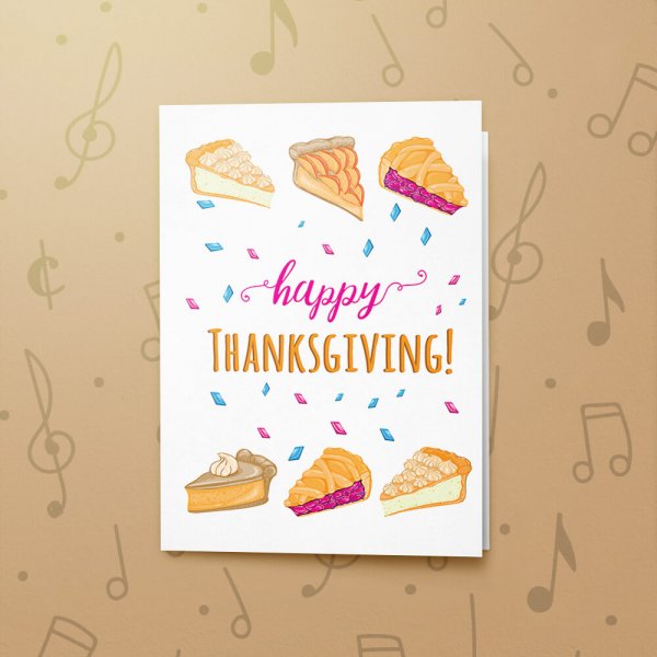 Thanksgiving Pie – Musical Thanksgiving Card