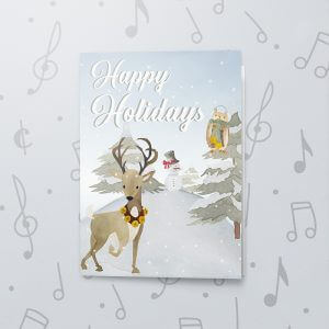 Snowy Holiday – Musical Christmas Card