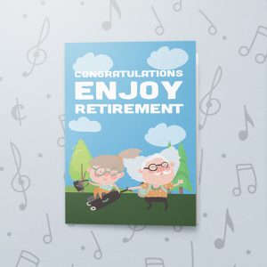What Makes You Happy – Musical Retirement Card