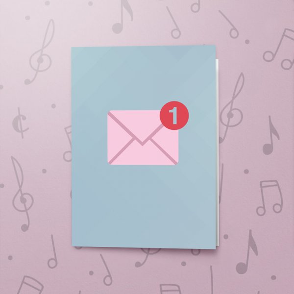 Unread Message – Musical Valentines Card