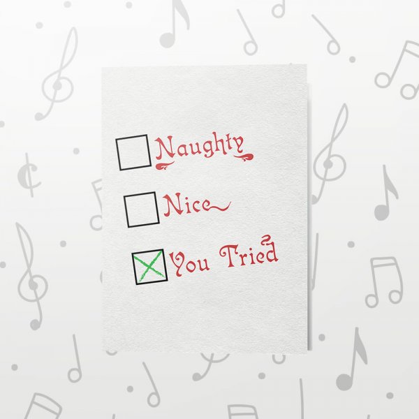 You Tried – Musical Christmas Card