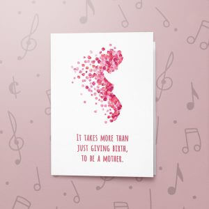 More than just mother – Musical Mother's Day Card