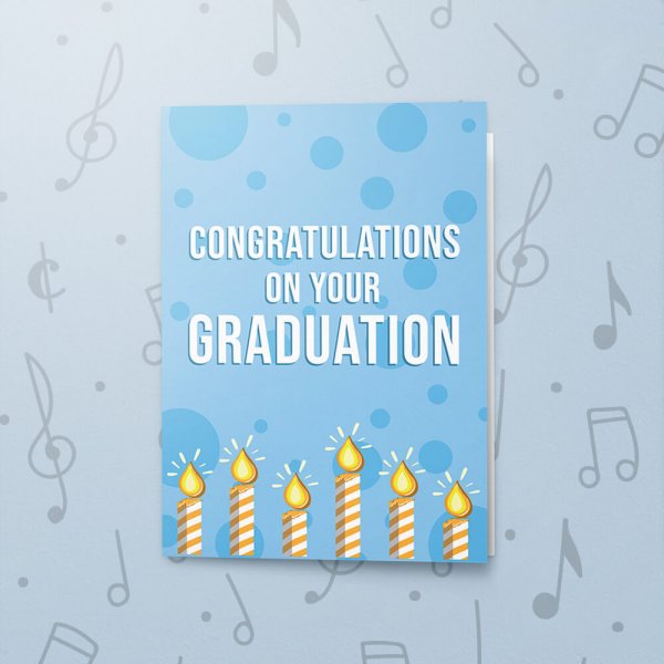 Congratulations on Graduating – Musical Graduation Card