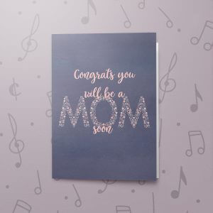 Soon a Mom – Musical Baby Card