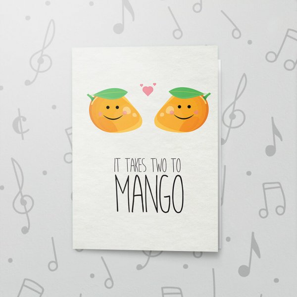 Two to Mango – Musical Love Card