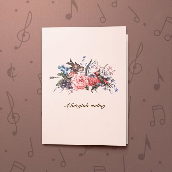 A Fairytale Ending – Musical Wedding Card