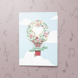 Just Married – Musical Wedding Card