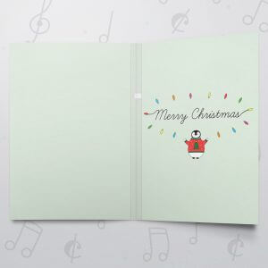 Penguin Christmas Tree – Musical Christmas Card