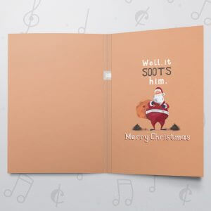 Santa Soot – Musical Christmas Card