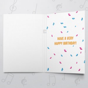 Happy Birthday Cupcake – Musical Birthday Card