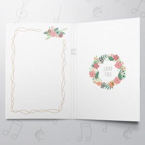 Happy Mother's Day (Wreath) – Musical Mother's Day Card