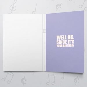 Piece of Me – Musical Birthday Card