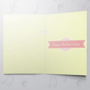 Only mom understands – Musical Mother's Day Card