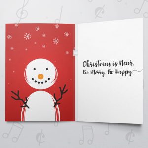 Snowman – Musical Christmas Card