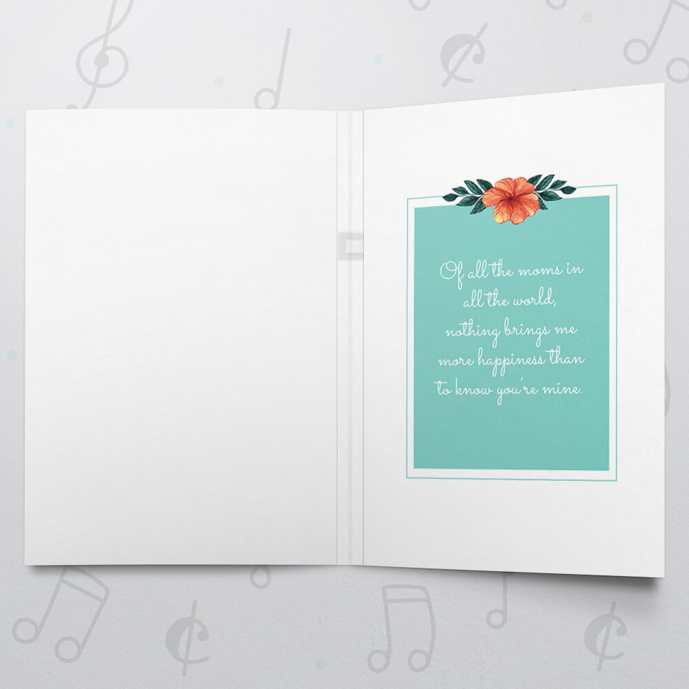 Luckiest son – Musical Mother's Day Card Luckiest son – Musical Mother's Day Card