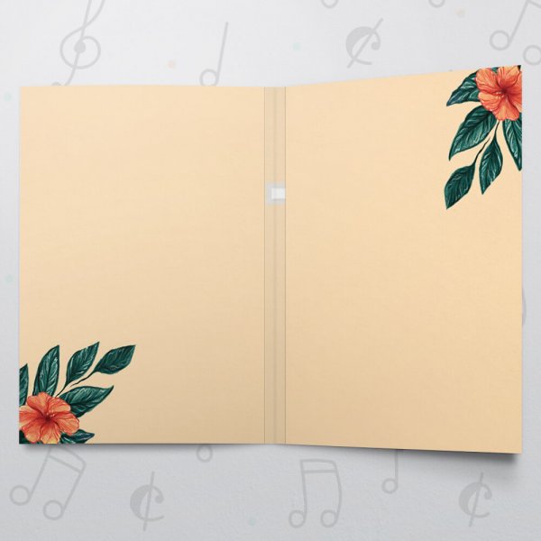 Love Floral – Musical Love Card