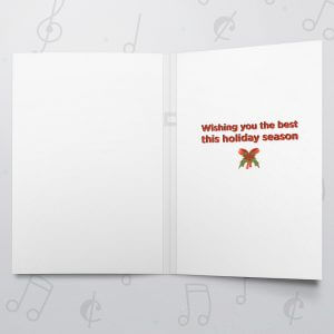 Season's Greetings – Musical Christmas Card