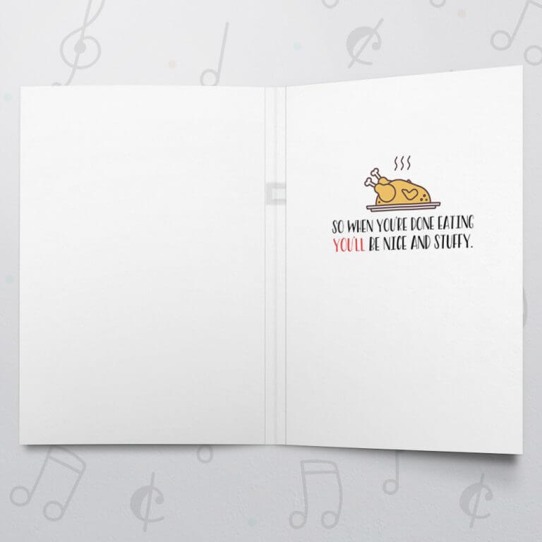 Stuffy – Musical Thanksgiving Card - bigDAWGS greetings