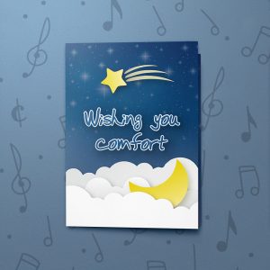 Wishing You Comfort – Musical Sympathy Card