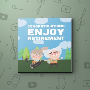 What makes you happy – Retirement Video Greeting Card