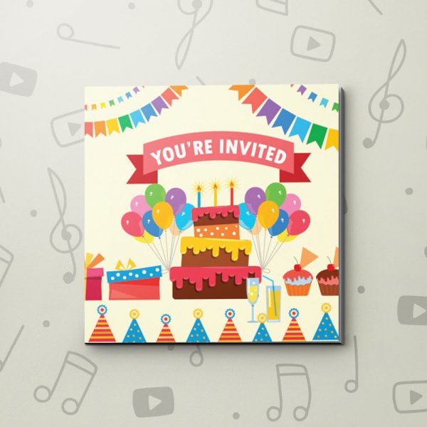 Your Invited (Kid) – Birthday Video Greeting Card