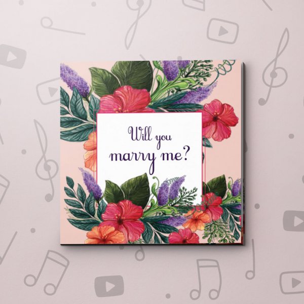 Will you marry me? – Proposal Video Greeting Card