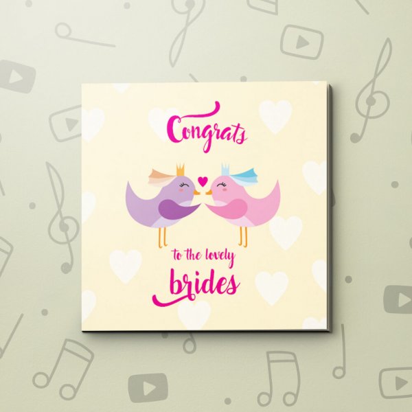 Congrats Brides – LGBT Wedding Video Greeting Card