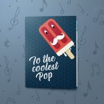 Coolest Pop – Musical Father's Day Card - bigDAWGS greetings