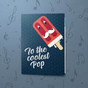 Coolest Pop – Musical Father's Day Card