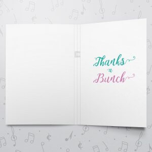 Thank You Pastel – Musical Thank You Card - Large