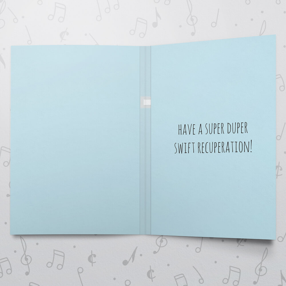 Speedy Recovery – Musical Get Well Card - Large Speedy Recovery – Musical Get Well Card - Large