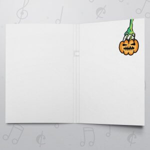 Halloween Surprise – Musical Halloween Card - Felt