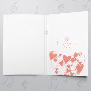 Finger Heart – Musical Love Card