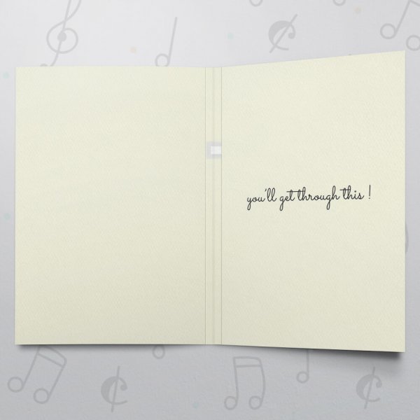 Encouragemint – Musical Sympathy Card - Felt