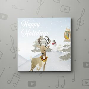 Snowy Holiday – Christmas Video Greeting Card