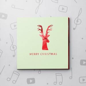 Red Christmas Reindeer – Christmas Video Greeting Card
