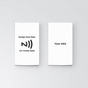 Design Your Own NFC Business Cards - Vertical