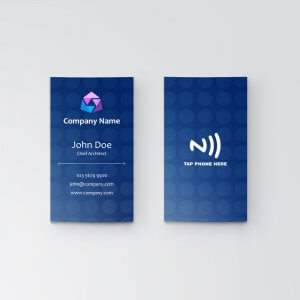 Dots - NFC Business Card - Vertical