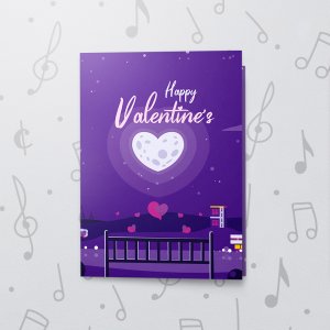 City Valentines – Musical Valentines Card