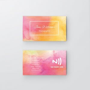 Watercolor - NFC Business Card