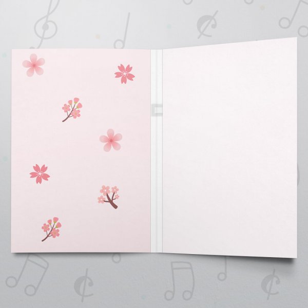 Flowery Happy Mother's Day Musical Greeting Card