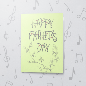 Twigs – Musical Father's Day Card